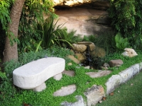 stone bench